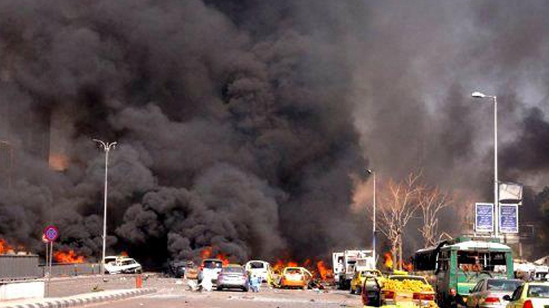 Iranpress: انفجار تروریستی در بزرگراه دمشق - امان ۱۶ زخمی برجاگذاشت
