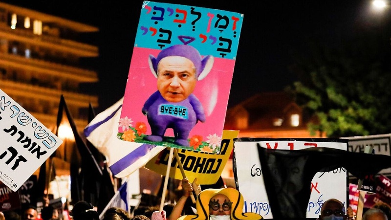 Iranpress: تظاهرات گسترده علیه نتانیاهو در فلسطین اشغالی
