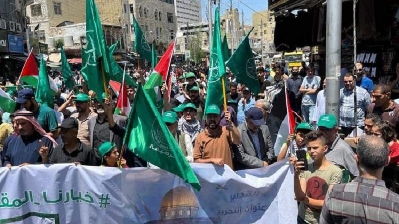 Iranpress: راهپیمایی اردنی‌ها در حمایت از مردم فلسطین